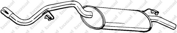 BOSAL Rear silencer Article number: 115-005 cheaply