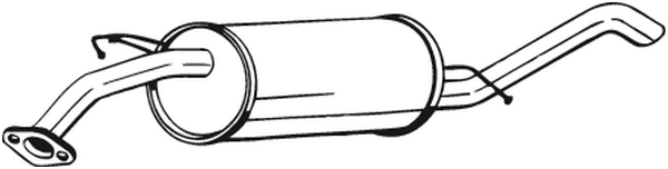 BOSAL Rear silencer Article number: 142-699 cheaply