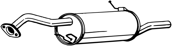BOSAL Rear silencer Article number: 171-317 cheaply
