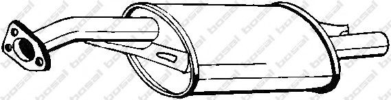 BOSAL Rear silencer Article number: 194-003 cheaply