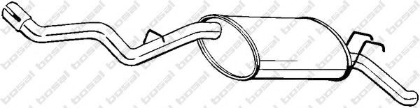 BOSAL Rear silencer Article number: 278-139 cheaply