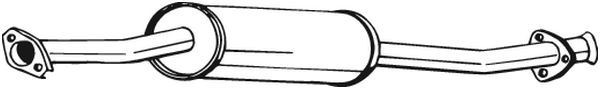 BOSAL Middle silencer Article number: 278-653 cheaply