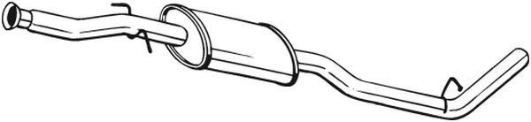 BOSAL Middle silencer Article number: 279-415 cheaply
