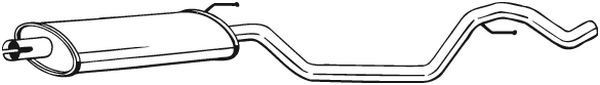 BOSAL Middle silencer Article number: 286-099 cheaply