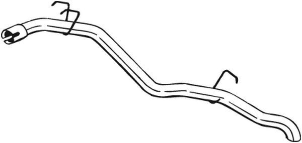 BOSAL Exhaust Pipe Article number: 440-101 cheaply