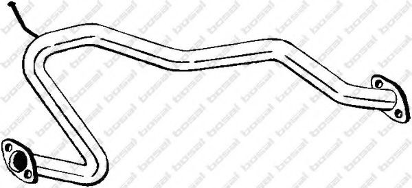 BOSAL Exhaust Pipe Article number: 838-441 cheaply