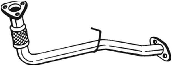 BOSAL Exhaust Pipe Article number: 851-087 cheaply