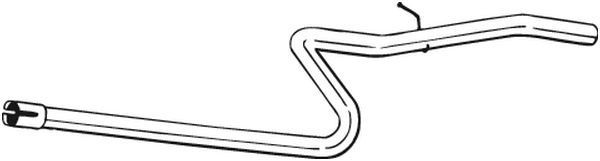 BOSAL Repair Pipe, catalytic converter Article number: 889-713 cheaply