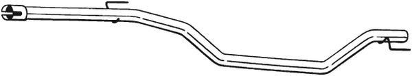 BOSAL Exhaust Pipe Article number: 915-631 cheaply