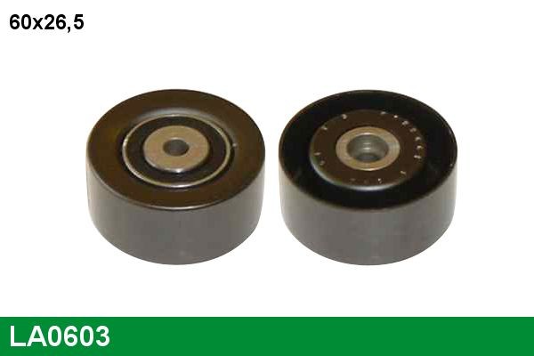LUCAS Deflection / Guide Pulley, v-ribbed belt Article number: LA0603 cheaply