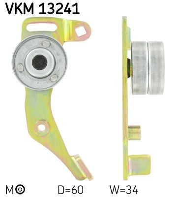 SKF Timing belt tensioner pulley Article number: VKM 13241 cheaply