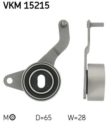 SKF Timing belt tensioner pulley Article number: VKM 15215 cheaply