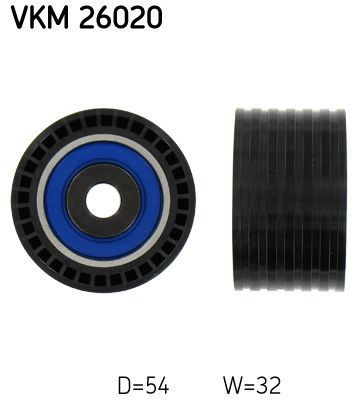 SKF Timing belt deflection pulley Article number: VKM 26020 cheaply