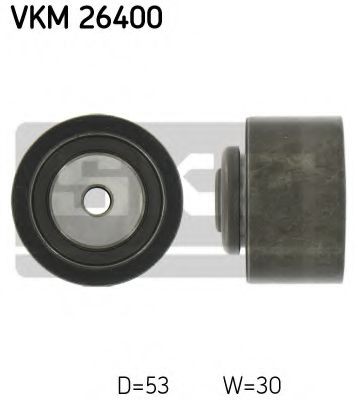 SKF Kreipiantysis skriemulys, paskirstymo diržas prekės numeris: VKM 26400 nebrangu