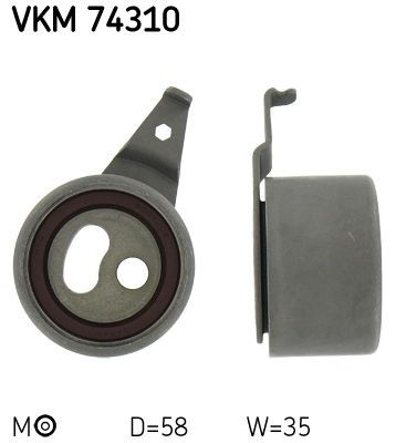 SKF Timing belt tensioner pulley Article number: VKM 74310 cheaply