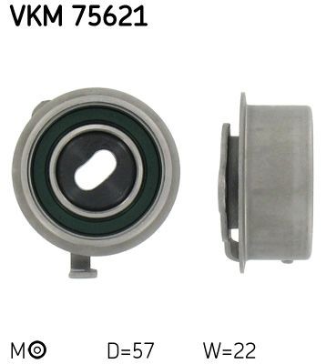 SKF Timing belt tensioner pulley Article number: VKM 75621 cheaply