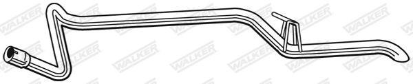 WALKER Exhaust Pipe Article number: 03148 cheaply