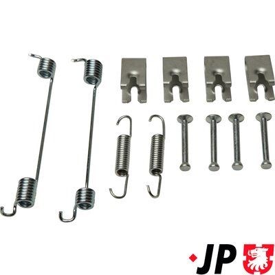 JP GROUP 1264003510 Accessory Kit, brake shoes YPSILON 1.3 D Multijet (312.YXE1A, 312.YXU1A) 95 PS Diesel