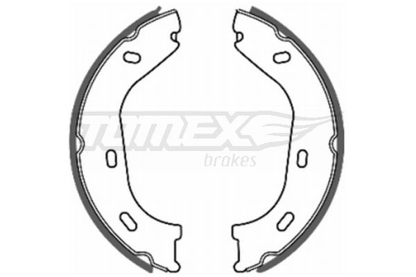 TOMEX brakes Brake Shoe Set Article number: TX 20-36 cheaply