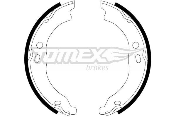 TOMEX brakes Brake Shoe Set Article number: TX 21-99 cheaply