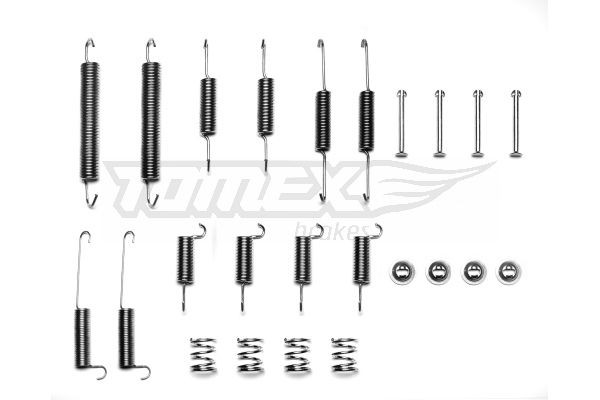 TOMEX brakes TX 40-03 Accessory Kit, brake shoes TRANSPORTER 2.4 D Syncro 78 PS Diesel 2003