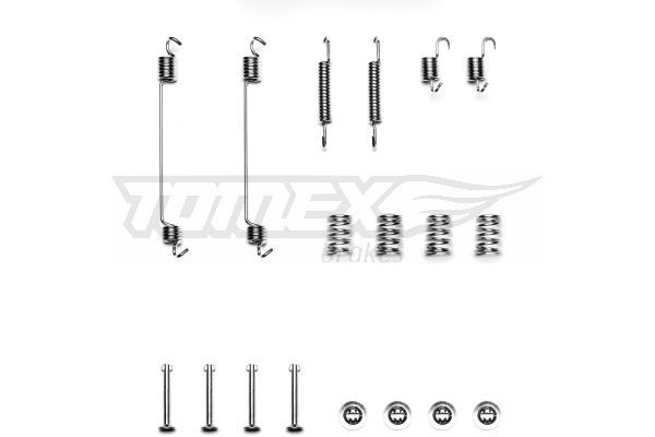 TOMEX brakes TX 40-08 Accessory Kit, brake shoes TEMPRA 1.9 TD 90 PS Diesel 1998