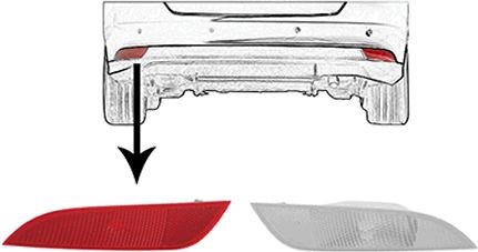 VAN WEZEL 1947929 Reflex Reflector FOCUS 1.5 TDCi ECOnetic 105 PS Diesel 2020