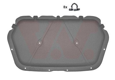 VAN WEZEL 5806460 Silencing Material, engine bay BEETLE 1.2 TSI 16V 105 PS Petrol 2019