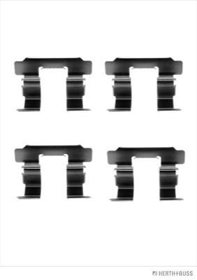 HERTH+BUSS JAKOPARTS J3661013 Accessory Kit, disc brake pads SWIFT 1.6 4WD 95 PS Petrol 2001