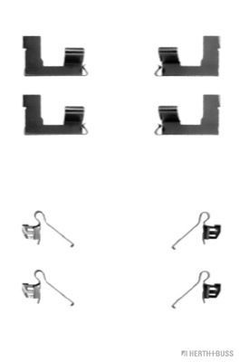 HERTH+BUSS JAKOPARTS Accessory Kit, disc brake pads Article number: J3668003 cheaply