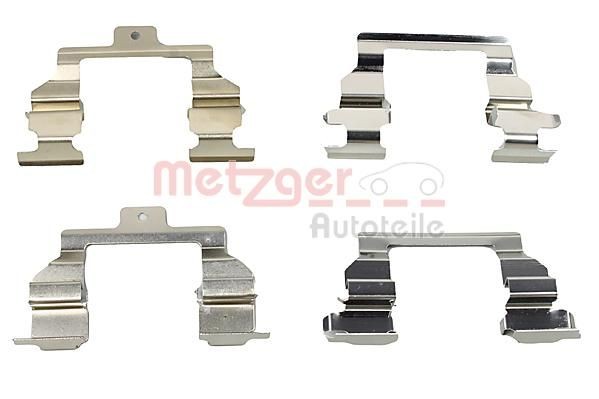 METZGER 109-1291 Accessory Kit, disc brake pads AVENSIS 2.4 VVT-i (ACM21) 156 PS Petrol 2009
