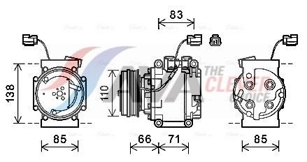 AVA COOLING SYSTEMS Intercooler Varenummer: FE4023 billige