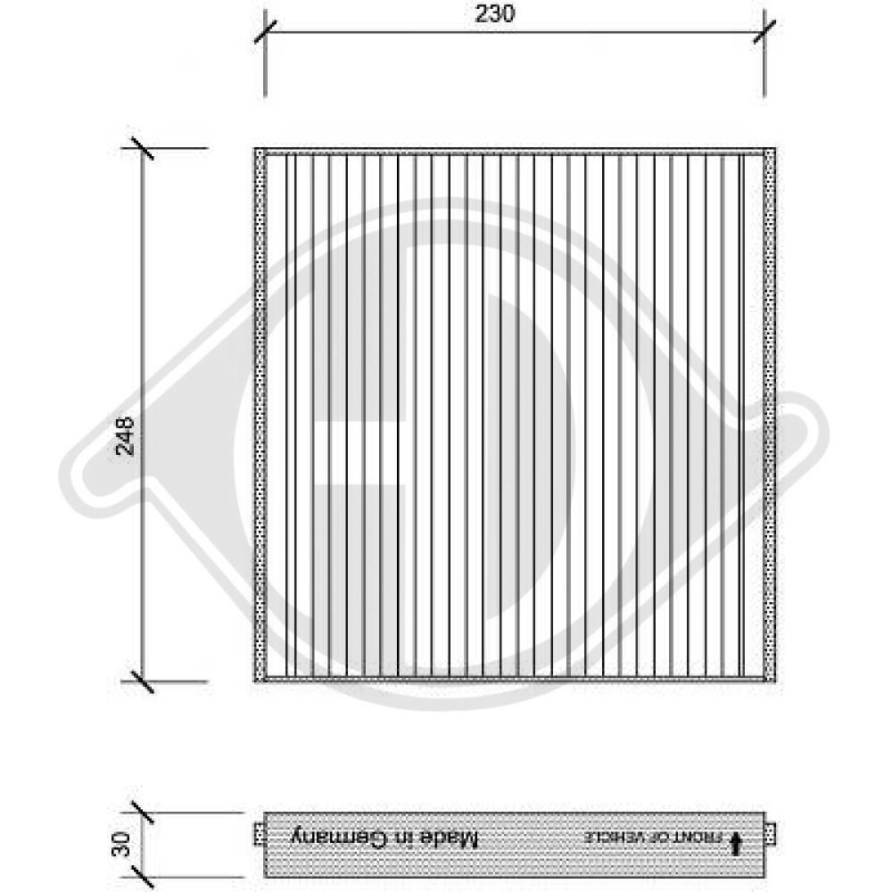 DIEDERICHS Dryer, air conditioning Article number: DCT1311 cheaply