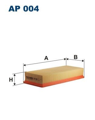 FILTRON Luftfilter Varenummer: AP 004 billige