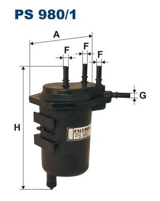 FILTRON Fuel filter Article number: PP 931 cheaply