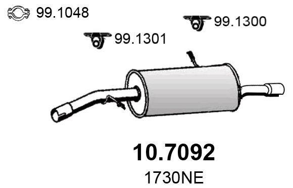 ASSO Bagpotte Varenummer: 10.7092 billige