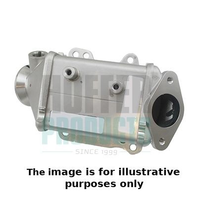 HOFFER 7518367E EGR cooler GRANDE PUNTO 1.3 D Multijet (199.AXD11, 199.AXD1A, 199.AXD1B,... 90 PS Diesel