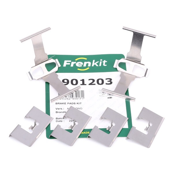 FRENKIT 901203 Lisakomplekt, ketaspiduriklotsid CIVIC 1.7 CTDi (EP4, EU9) 100 HP Diisel 2006