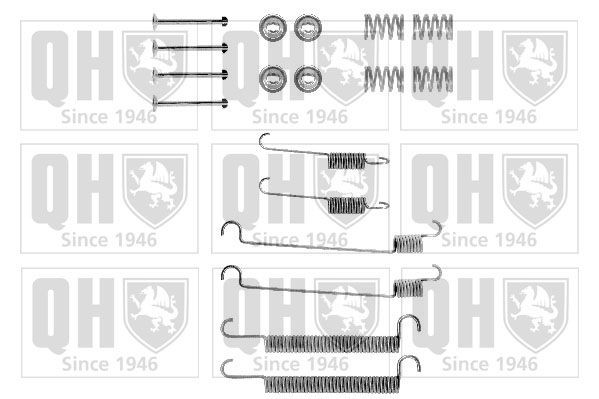 QUINTON HAZELL BFK214 Toebehoren, remschoen 305 1.9 98 PK Benzine 1990