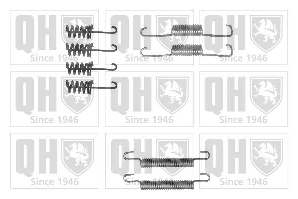 QUINTON HAZELL BFK423 Brake shoe fitting kit LT 2.5 TDI 109 PS Diesel 2006