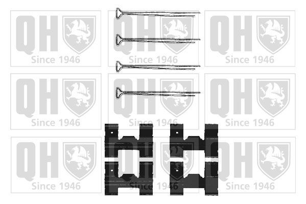 QUINTON HAZELL Accessory Kit, disc brake pads Article number: BFK631 cheaply