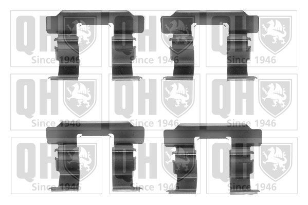 QUINTON HAZELL BFK782 Accessory Kit, disc brake pads SWIFT 1.6 4WD 95 PS Petrol 2001