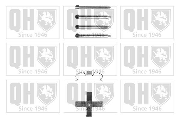 QUINTON HAZELL BFK840 Lisakomplekt, ketaspiduriklotsid SENATOR 3.0 177 HP Bensiin 1993
