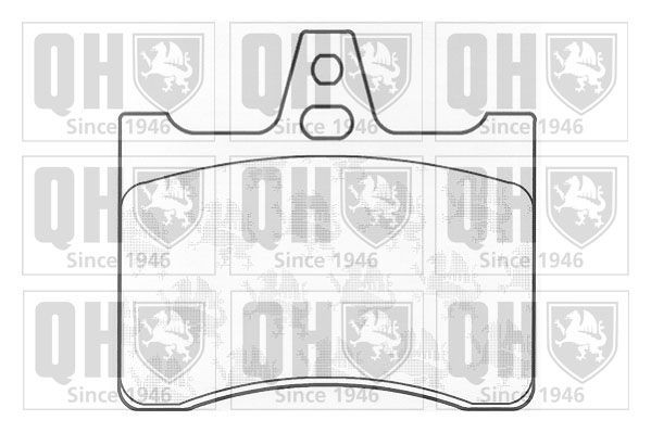 QUINTON HAZELL Brake pad set Article number: BP924 cheaply