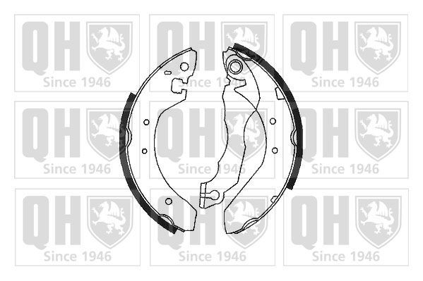 QUINTON HAZELL Brake Shoe Set Article number: BS609 cheaply