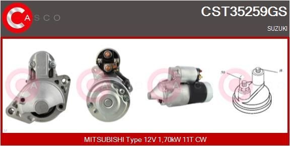 CASCO CEF70005AS Electric Motor, radiator fan C2 1.6 VTS 122 PS Petrol 2017