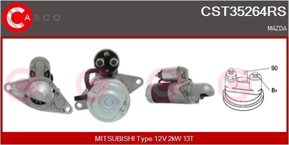 CASCO CEF70012AS Elektrimootor, radiaatoriventilaator C1 1.0 VTi 69 HP Bensiin 2021