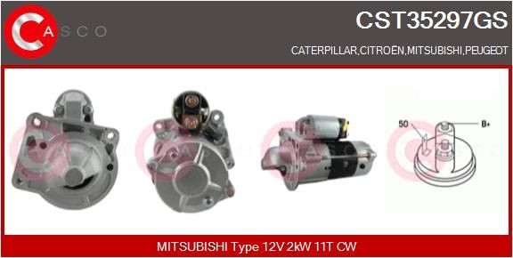 CASCO CEF71021AS Електромотор, вентилатор на радиатора LOGAN 1.4 75 K.C. бензин