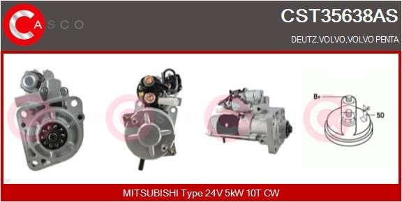 CASCO CEF74045GS Electric Motor, radiator fan YPSILON 1.4 (843.AXG1A) 78 PS Petrol 2011