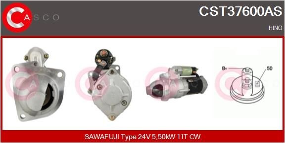 CASCO CEF76006AS Electric Motor, radiator fan C-Class C 270 CDI 2.7 (203.216) 170 PS Diesel 2007